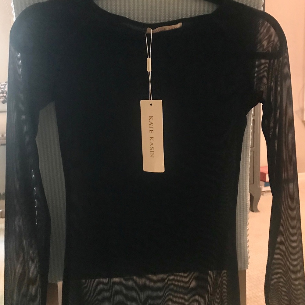 Sheer Black Top